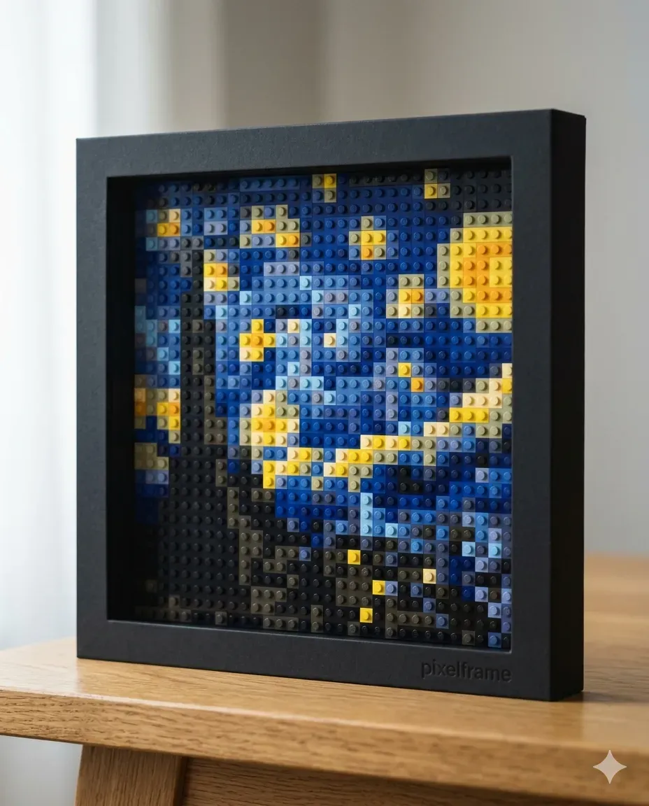 Caja Shadow Box de PixelFrame, lista para regalar