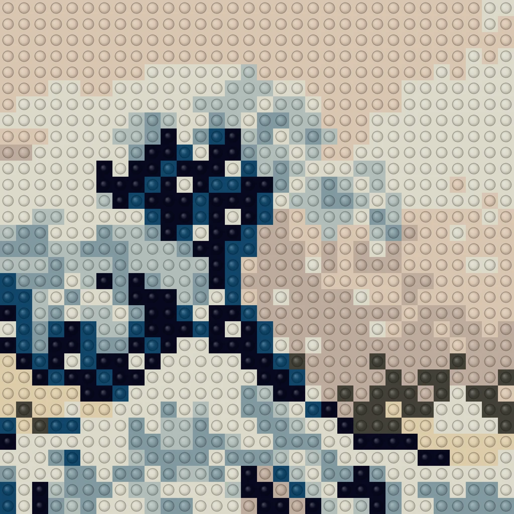 La Gran Ola — mosaico